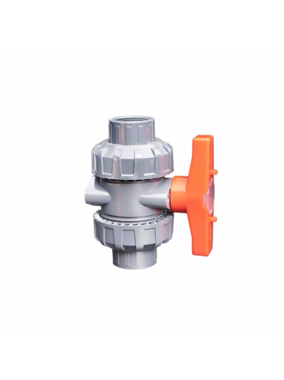 CPVC TRUE UNION BALL VALVE (NPT FEMALE THREAD ENDS)