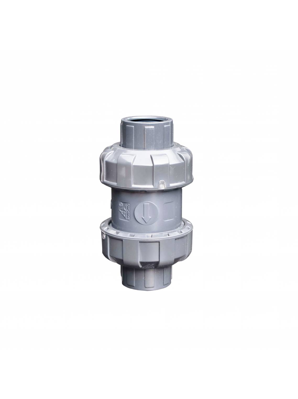 CPVC TRUE UNION CHECK VALVE (NPT SOCKET ENDS)
