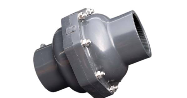 PVC SWING CHECK VALVE (NPT FEMALE THREAD ENDS)